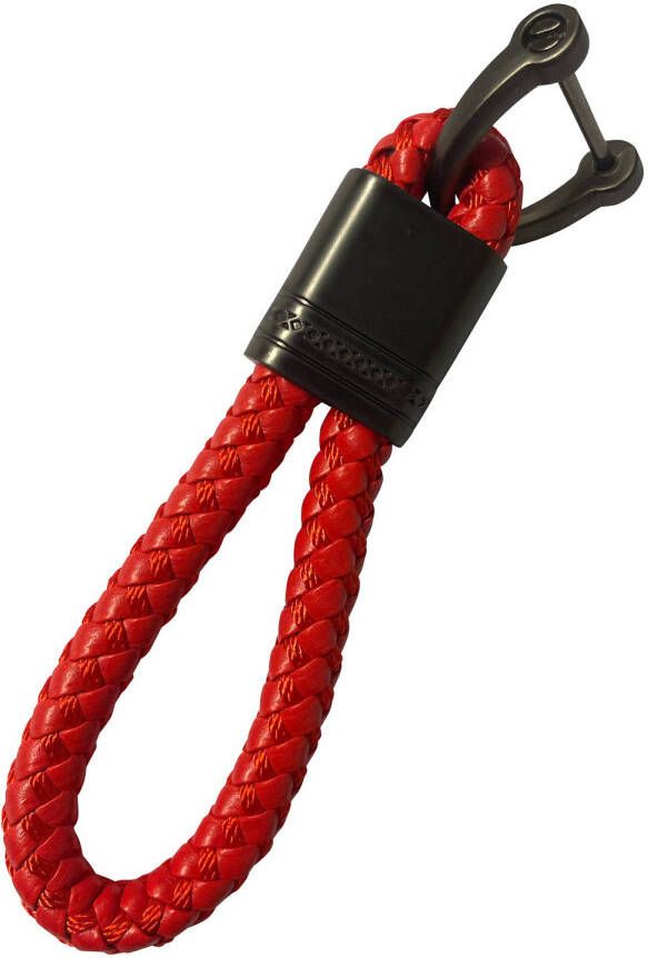 Basey Sleutelhanger Touw Koord Sleutelhanger Touw Sleutelhanger Rood