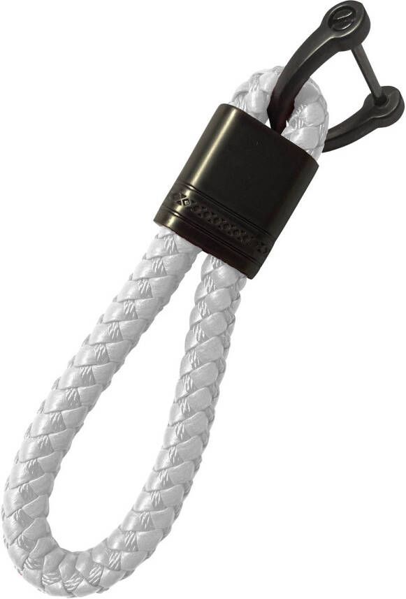 Basey Sleutelhanger Touw Koord Sleutelhanger Touw Sleutelhanger Wit