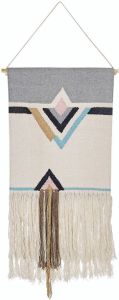 Beliani KABIRWALA Stoffen wanddecoratie-Beige-Katoen