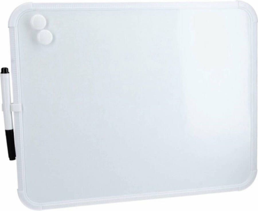 Benson Whiteboard met stift en magneetjes 36 x 28 cm Whiteboards