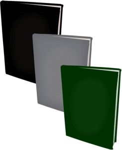 Benza Assortiment Rekbare Boekenkaften Zwart Grijs En Groen 3 Stuks