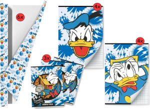 Benza Donald Duck Back To School Schoolpakket Kaftpapier Voor Schoolboeken En Schriften