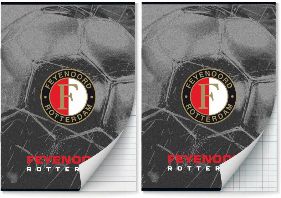 Benza Feyenoord schriften Lijn en Ruit 10 mm A4 4 stuks