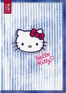 Benza Hello Kitty Schrift A4 Ruit 10mm Blauw (2 Stuks)
