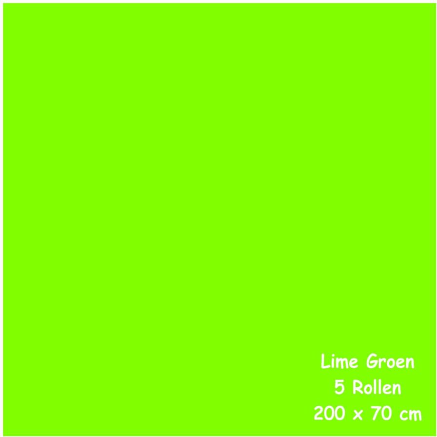 Benza Kaftpapier Schoolboeken Lime Groen 200 x 70 cm 5 rollen