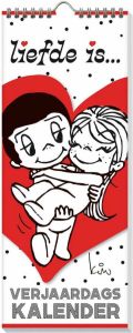 Benza Liefde is... Verjaardagskalender 13 X 33 cm