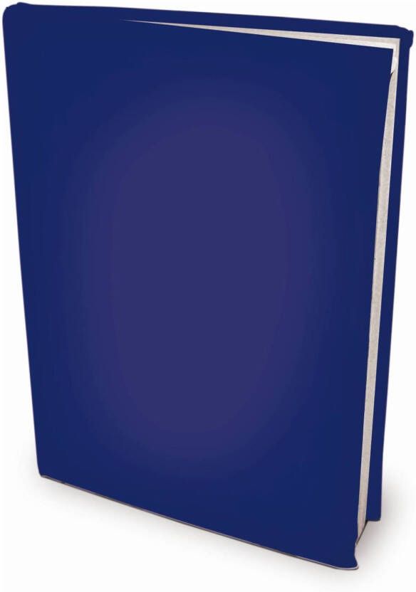 Benza Rekbare boekenkaften A4 Blauw 12 stuks