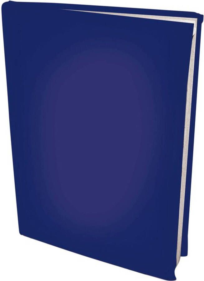 Benza Rekbare boekenkaften A4 Blauw 4 stuks