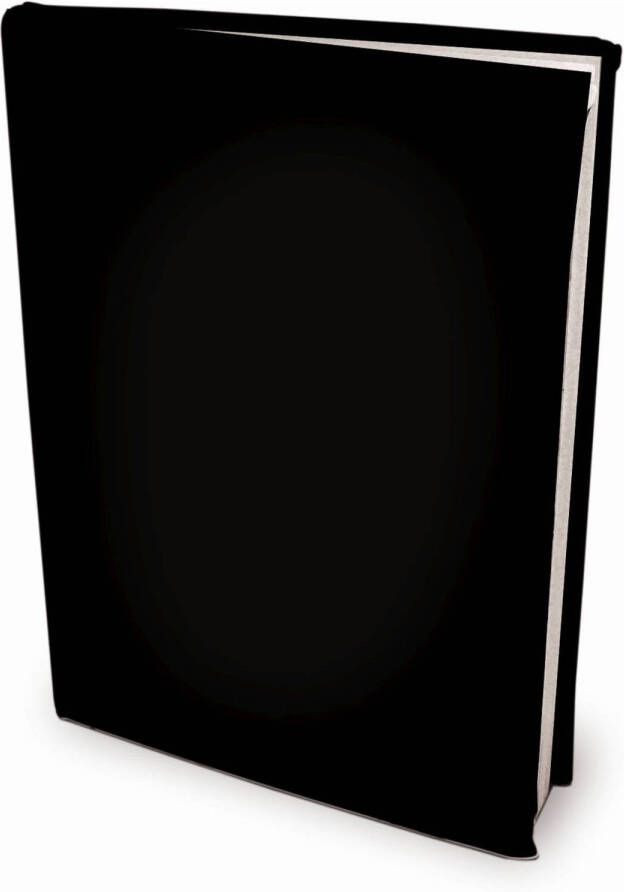 Benza Rekbare boekenkaften A4 Zwart 6 stuks