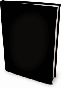 Benza Rekbare boekenkaften A4 Zwart 6 stuks