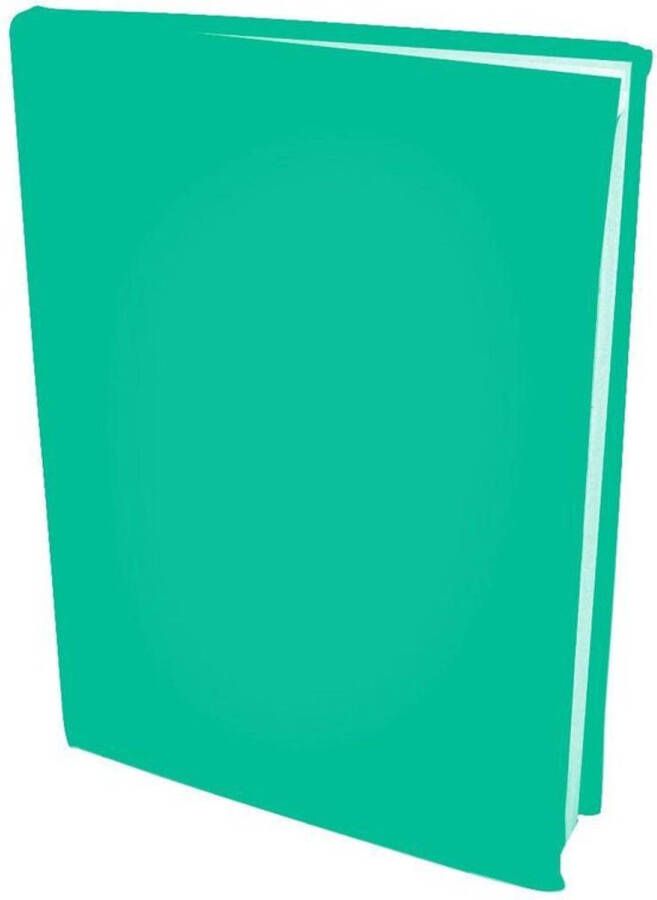 Benza Rekbare boekenkaften Voor A4 boeken met een harde kaft Turquoise Groen 6 stuks