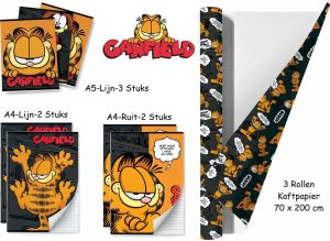 Benza Schoolpakket Garfield Kaftpapier En Schriften