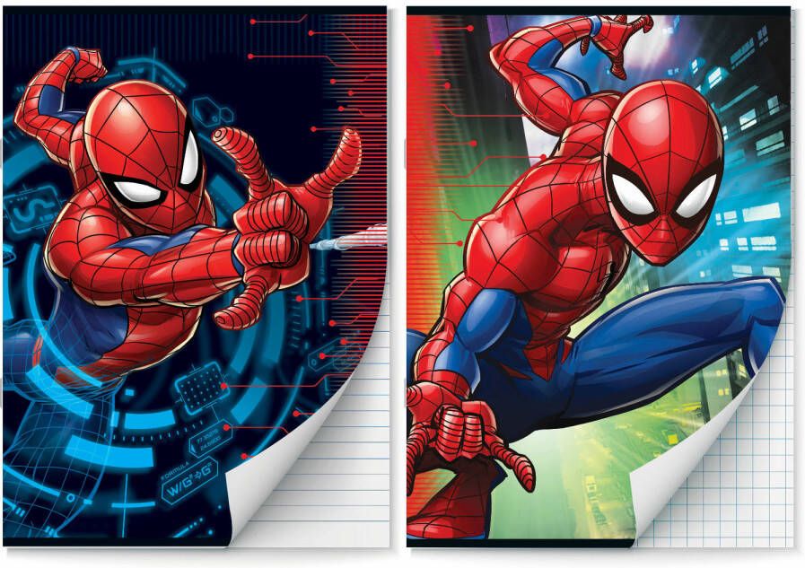Benza Spider-Man schriften Lijn en Ruit 10 mm A4 4 stuks