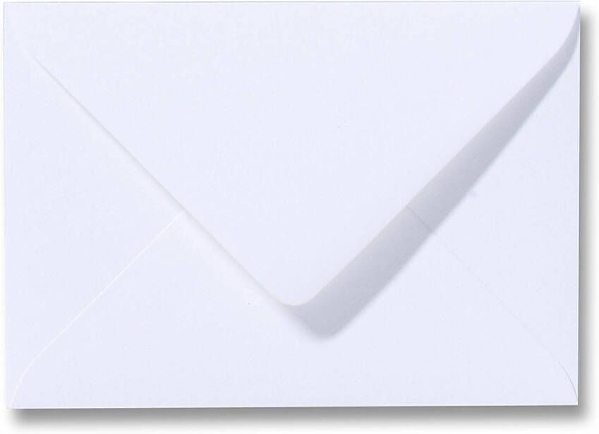 Benza Wenskaart Enveloppen langwerpig 16 2 x 11 4 cm = C6 Wit 100 stuks