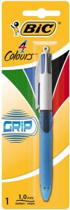 BIC 4 Colours Grip Pen Blauw