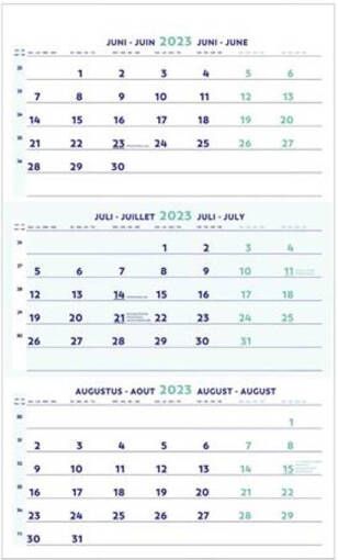 Brepols 3-Maandskalender 2024 30x60cm