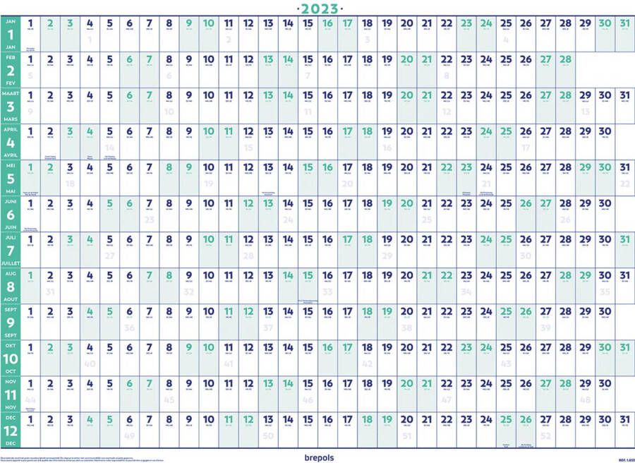 Brepols jaarplanner 2024