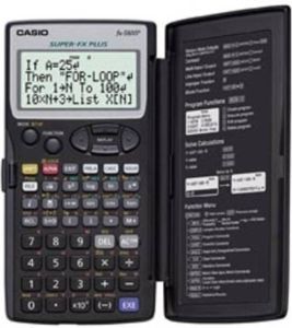 Casio Grafische Rekenmachine Fx5800p