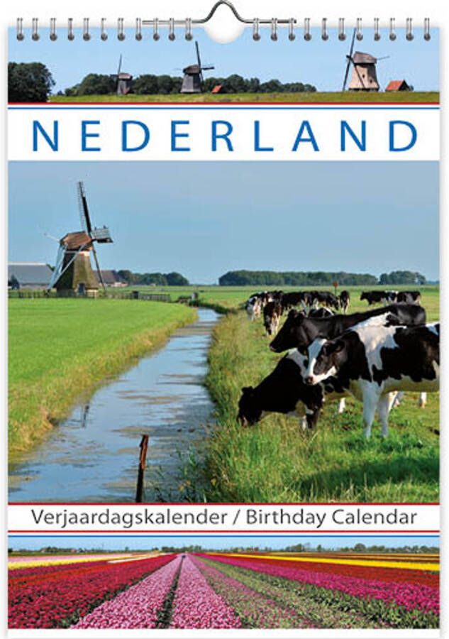 Comello Nederland A4 verjaardagskalender