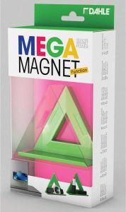 Dahle Mega Magnet Delta Neodymium magneet driehoekig groen 6 stuks