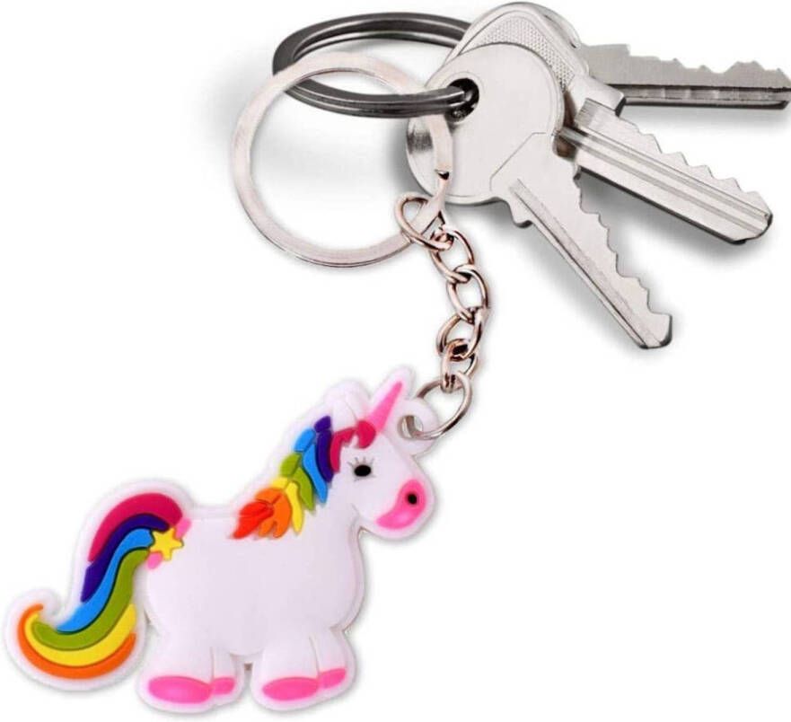 Decopatent Uitdeelcadeaus 48 STUKS Unicorn Eenhoorn Sleutelhangers