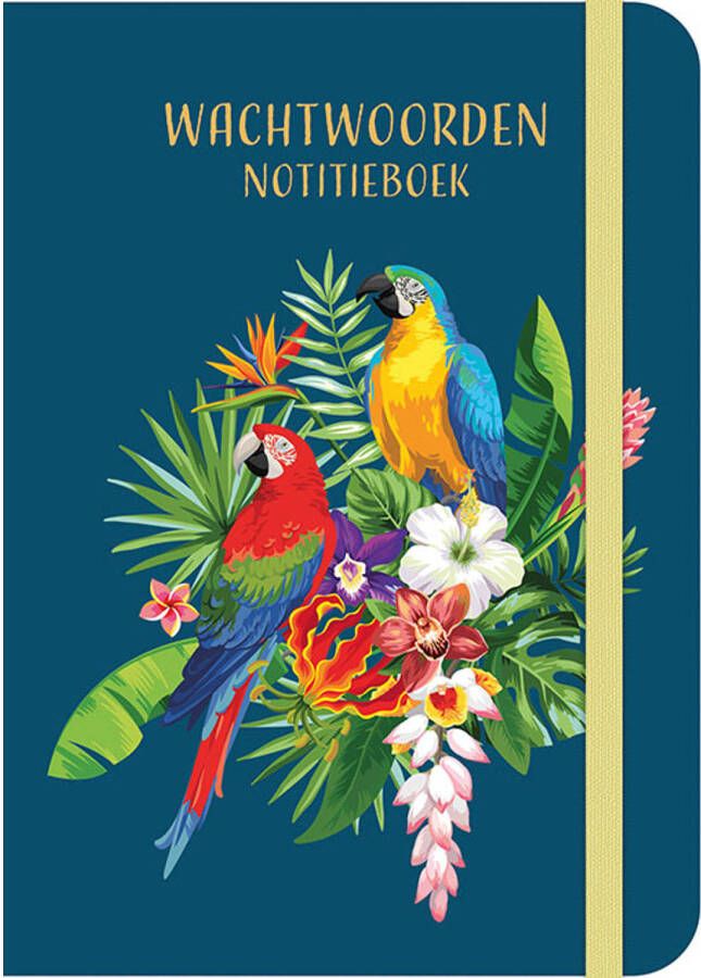Deltas Wachtwoorden notitieboek Tropical birds