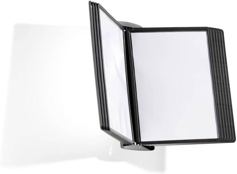 Durable SHERPA wandhouder Zwart Inclusief 10 display panelen