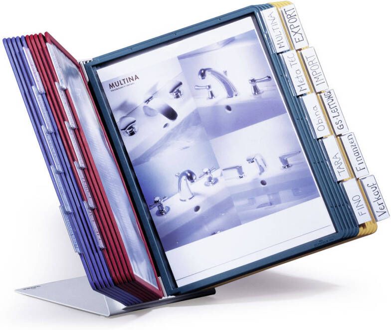 Durable VARIO paneeldrager Meerkleurig Inclusief 20 display panelen