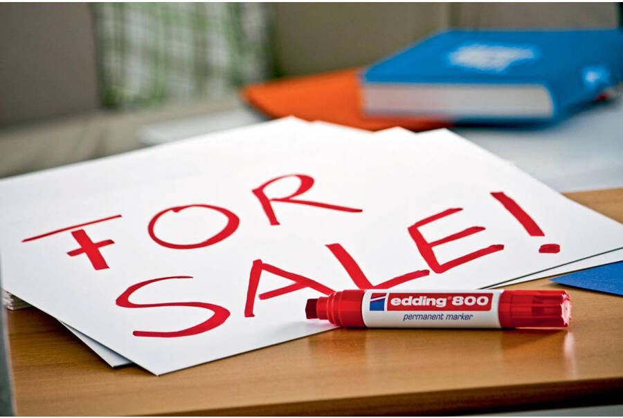 Edding 800 permanent marker rood 4-12mm