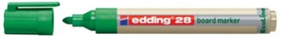 Edding Ecoline Viltstift edding 28 whiteboard Eco rond groen 1.5-3mm