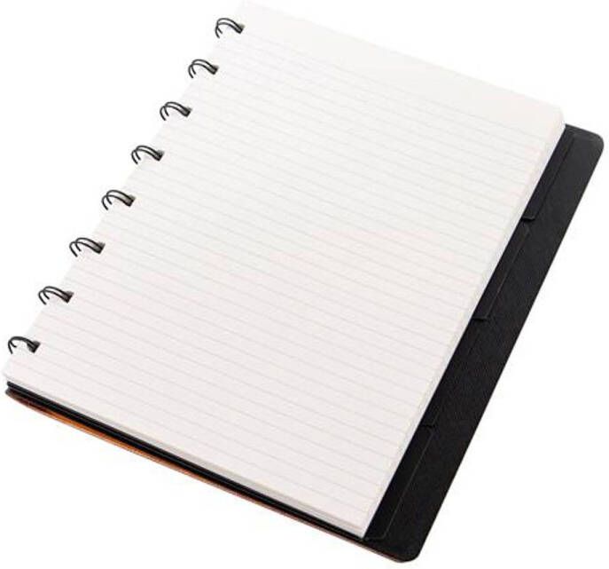 Filofax notitieboek Saffiano A5 papier kunstleer roségoud