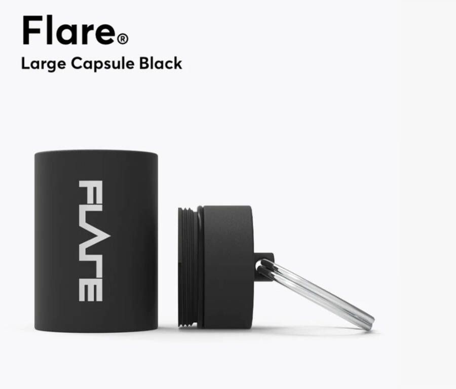 Flare Audio Large Capsule zwart