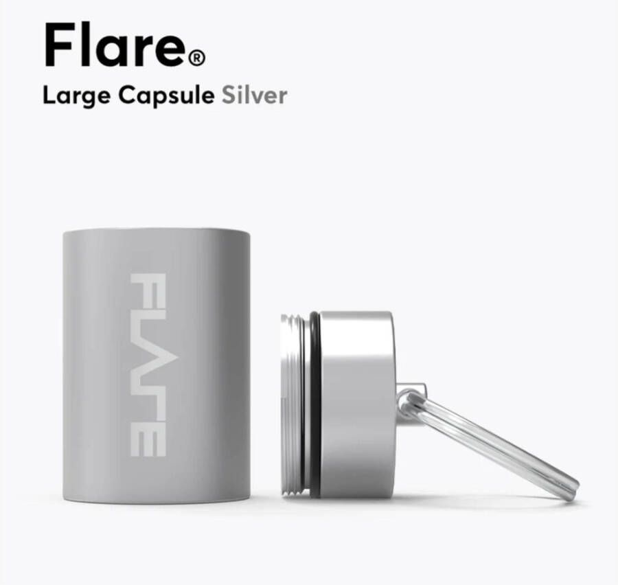 Flare Audio Large Capsule Zilver