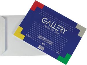 Gallery enveloppen ft 229 x 324 mm gegomd binnenzijde blauw pak van 10 stuks 25 stuks