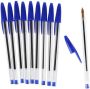 Gerimport Bic balpennen set 10x stuks in kleur blauw Pennen - Thumbnail 1