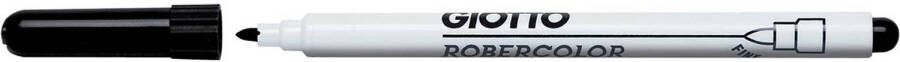 Giotto Robercolor whiteboardmarker fijn ronde punt zwart 12 stuks