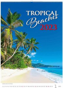 Helma 365 Kalender 2023 31.5x45cm Tropische Stranden