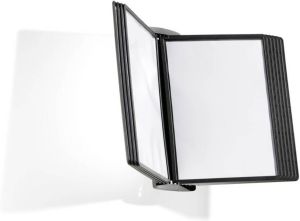 Huismerk Durable SHERPA wandhouder Zwart Inclusief 10 display panelen