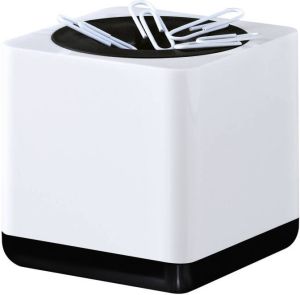 Huismerk Nietjesdispenser I-line Elegant Magnetisch Stabiel Wit-zwart
