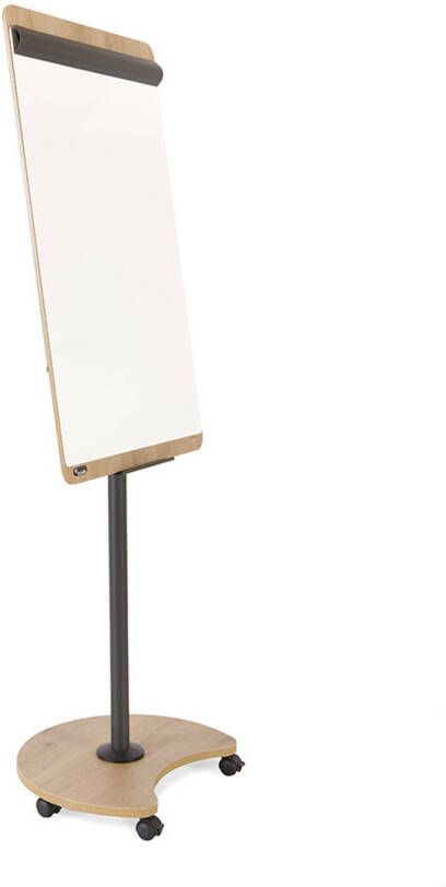 IBuy24 Rocada Natural flipover verrijdbaar Magnetisch whiteboard oppervlak 69 x 99 cm