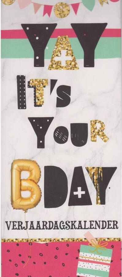 Interstat Its your birthday verjaardagskalender