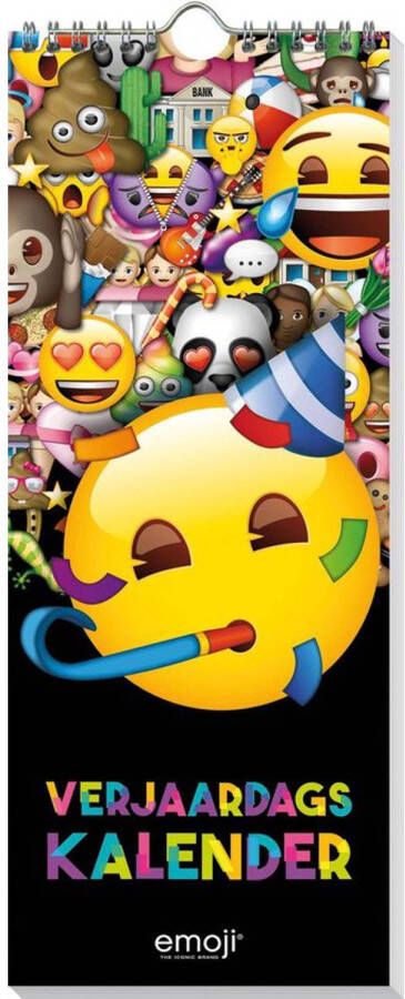Interstat Verjaardagskalender Emoji 13 x 33 cm