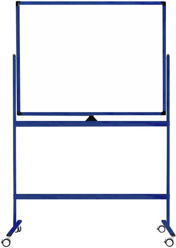 IVOL Verrijdbaar whiteboard Dubbelzijdig en magnetisch 100x150 cm Blauw