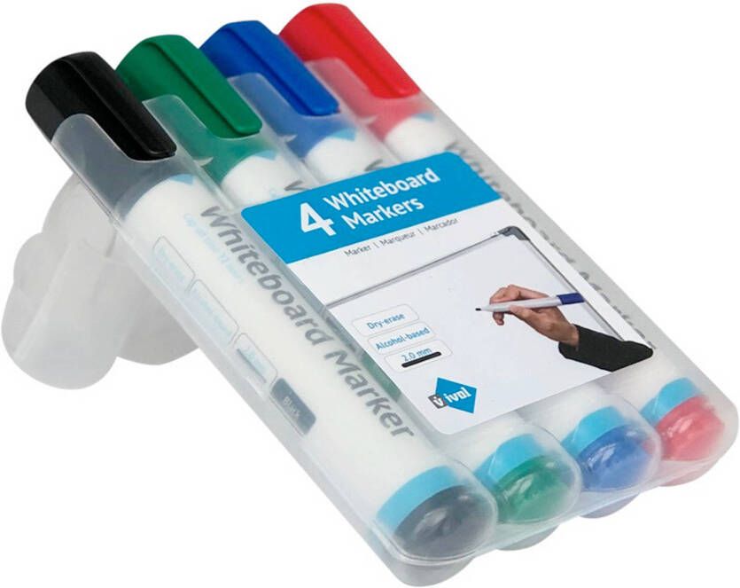 IVOL Whiteboard markers Set van 4