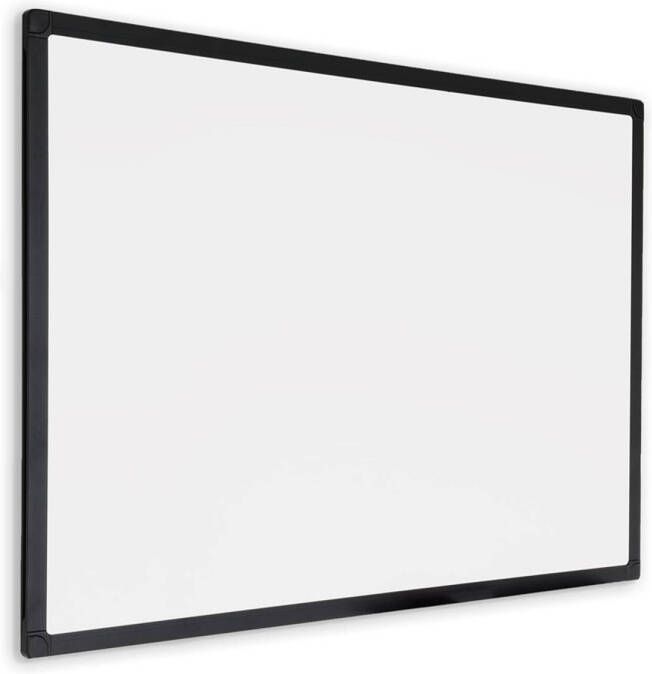 IVOL Whiteboard met zwart frame Magnetisch 90x120 cm