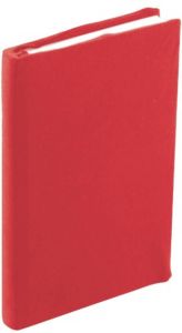 Kangaro boekenkaft rekbaar A4 textiel elastaan rood 4 stuks