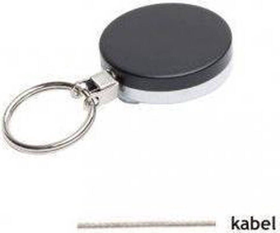 Knaak Broekclip Sleutel Pasjes Hanger Zwart 1 Stuk