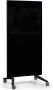 Legamaster Mobiel glassboard dubbelzijdig 90 x 175 cm Zwart - Thumbnail 1