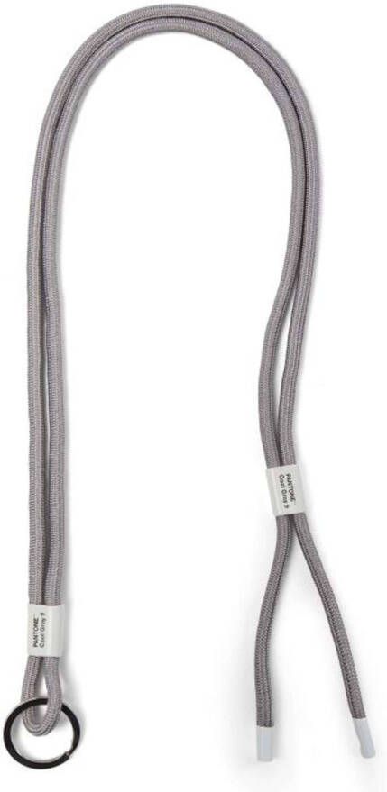 LEGO Copenhagen Design Sleutelhanger Verstelbaar Cool Gray 9 Nylon Grijs