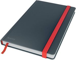 Leitz Cosy notitieboek met harde kaft voor ft A5 gelijnd grijs